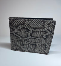 Load image into Gallery viewer, Python Bifold Wallet - Grey