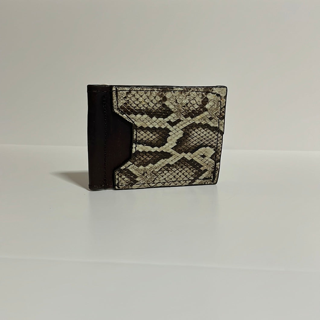 Python SpringClip Wallet - Dark
