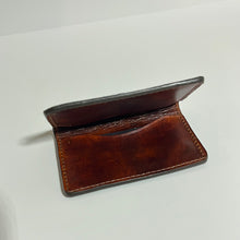 Load image into Gallery viewer, Iguana Business Card Holder - Cognac