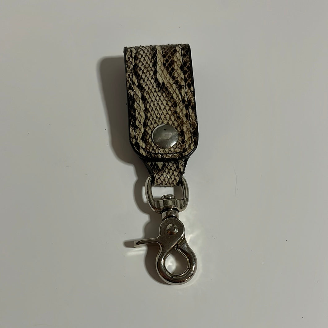 Python Belt Key Fob - Dark