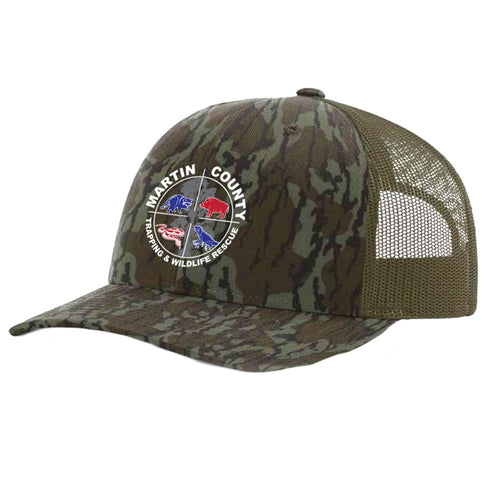 Martin County Trucker Hat | Bottomlands Camo