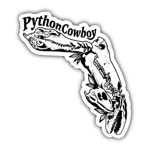 Die Cut Sticker - Special Edition Python Cowboy - State of  Florida